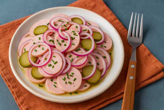 Bayrischer Wurstsalat Bayrischer Wurstsalat