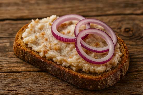 Griebenschmalz Brot Griebenschmalz Brot